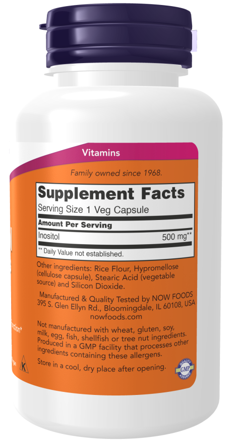 Inositol 500 mg Veg Capsules