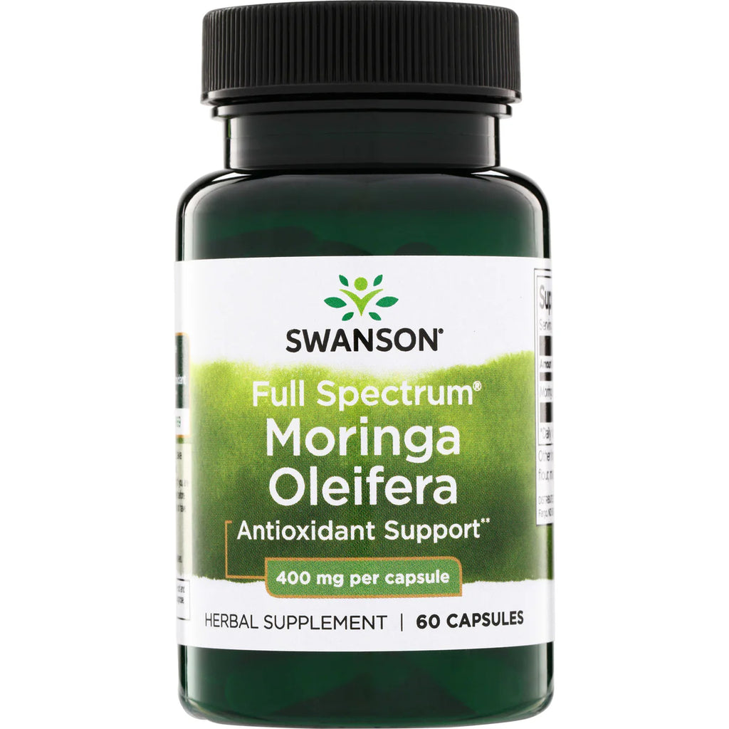 Swanson Premium Full Spectrum Moringa Oleifera 400-mg 60 capsules