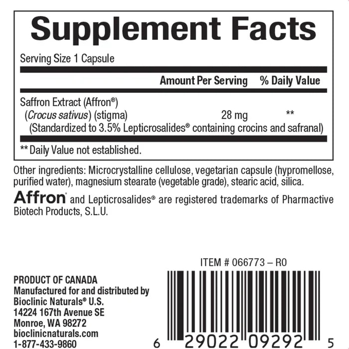 Natural Balance Saffron Extract Flower Power