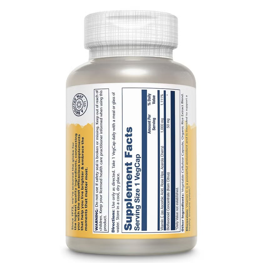 Solaray Vitamin C with Bioflavonoid Concentrate 1000 mg