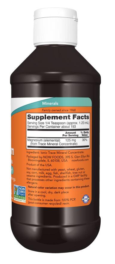 NOW Liquid Magnesium with Trace Minerals