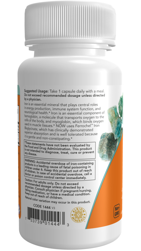 Iron 36 mg, Double Strength Veg Capsules