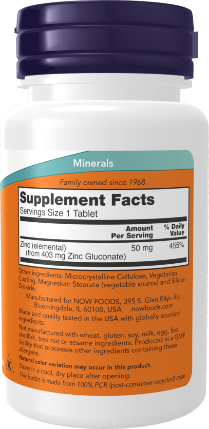 Zinc 50 mg Tablets