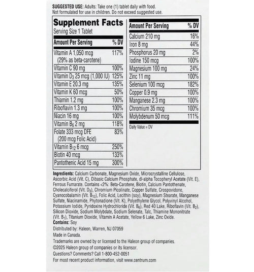 Centrum Men Multivitamin