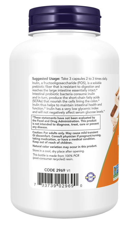 Prebiotic Inulin Fiber Veg Capsules