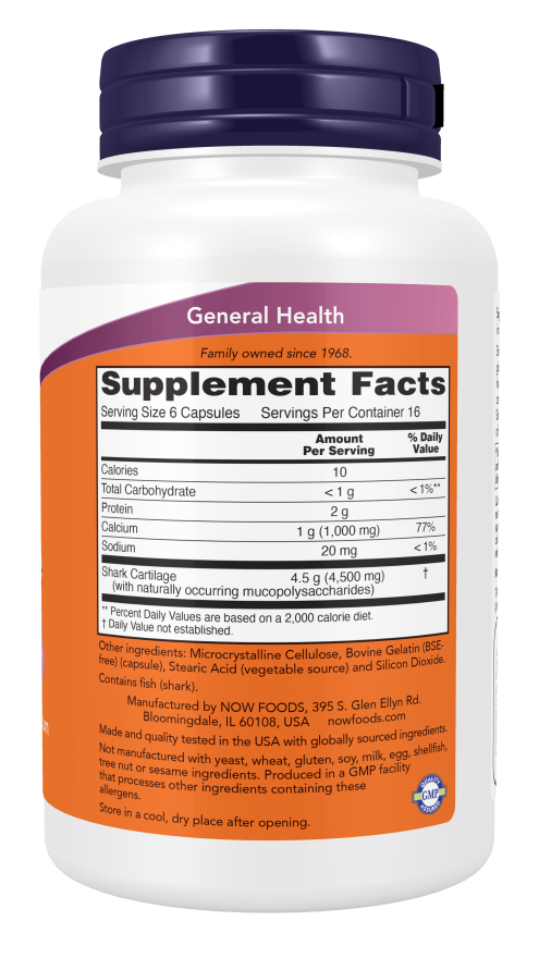 Shark Cartilage 750 mg Capsules