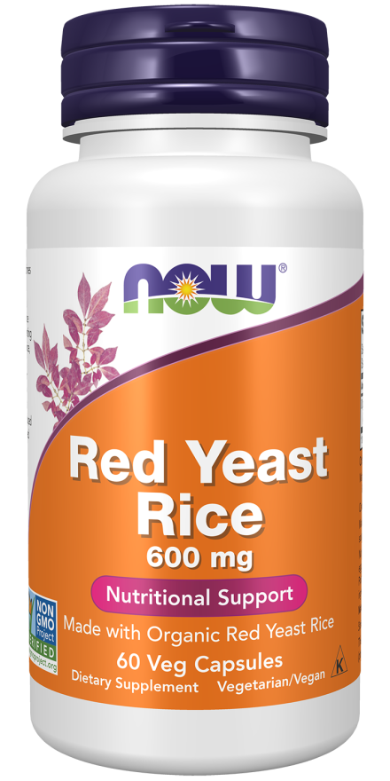 Red Yeast Rice 600 mg Veg Capsules