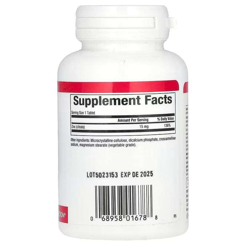 Natural Factors Zinc Citrate 15 mg