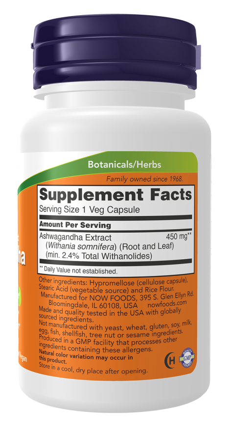 Ashwagandha 450 mg Veg Capsules