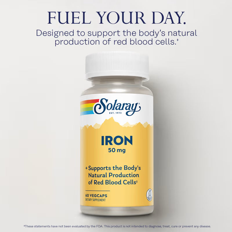 Solaray Iron 50 mg