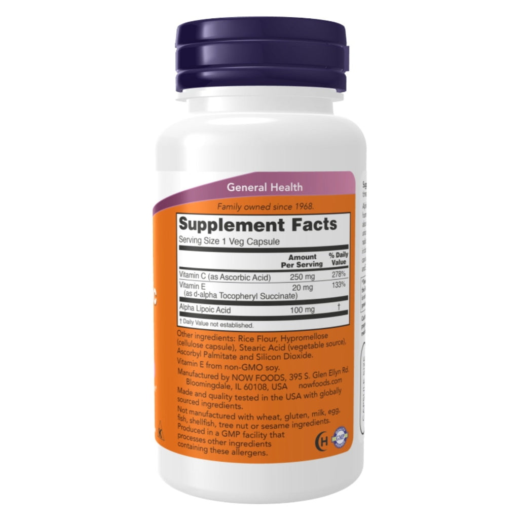 NOW Alpha Lipoic Acid 100 mg