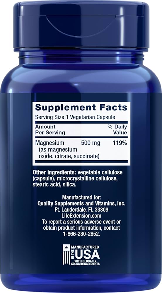 Life Extension Magnesium Caps 500 mg