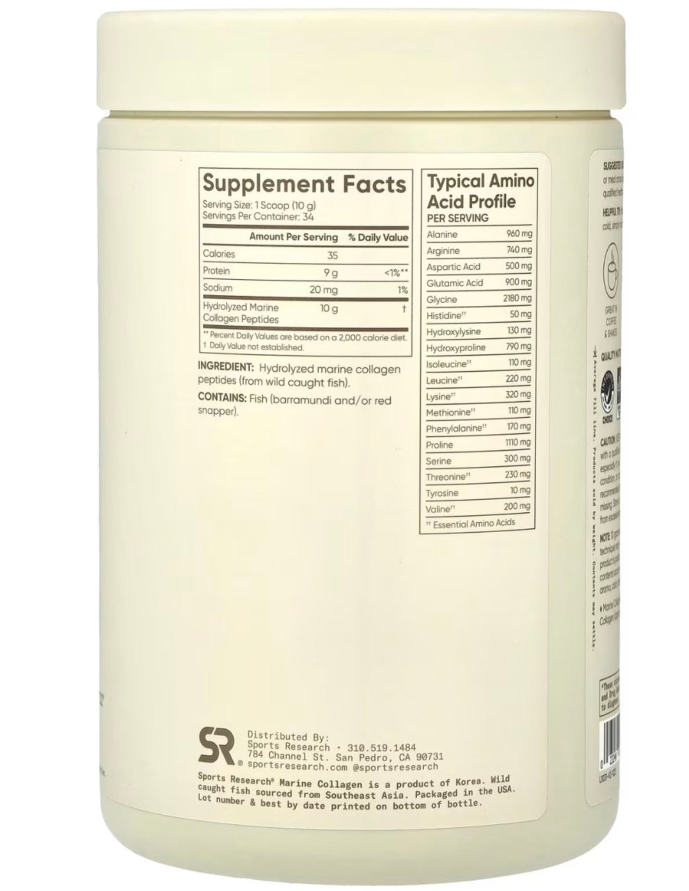 Sports Research Marine Collagen