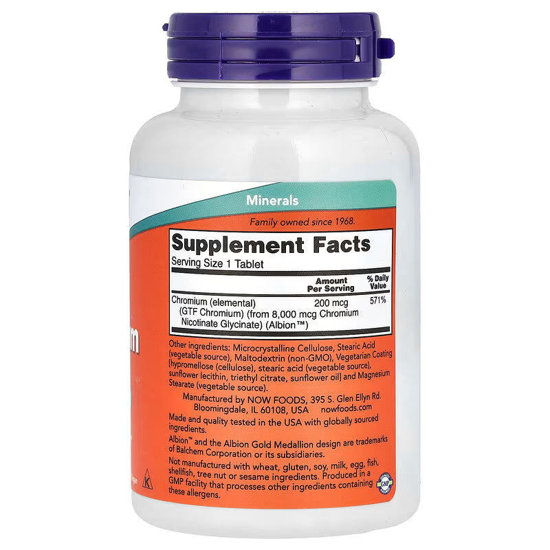 NOW GTF Chromium 200 mcg