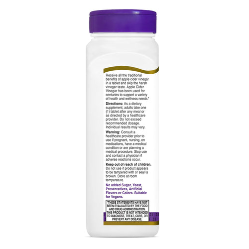 21st Century Apple Cider Vinegar 300 mg