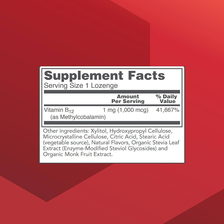 Protocol for Life Balance Methyl B12 1000 mcg