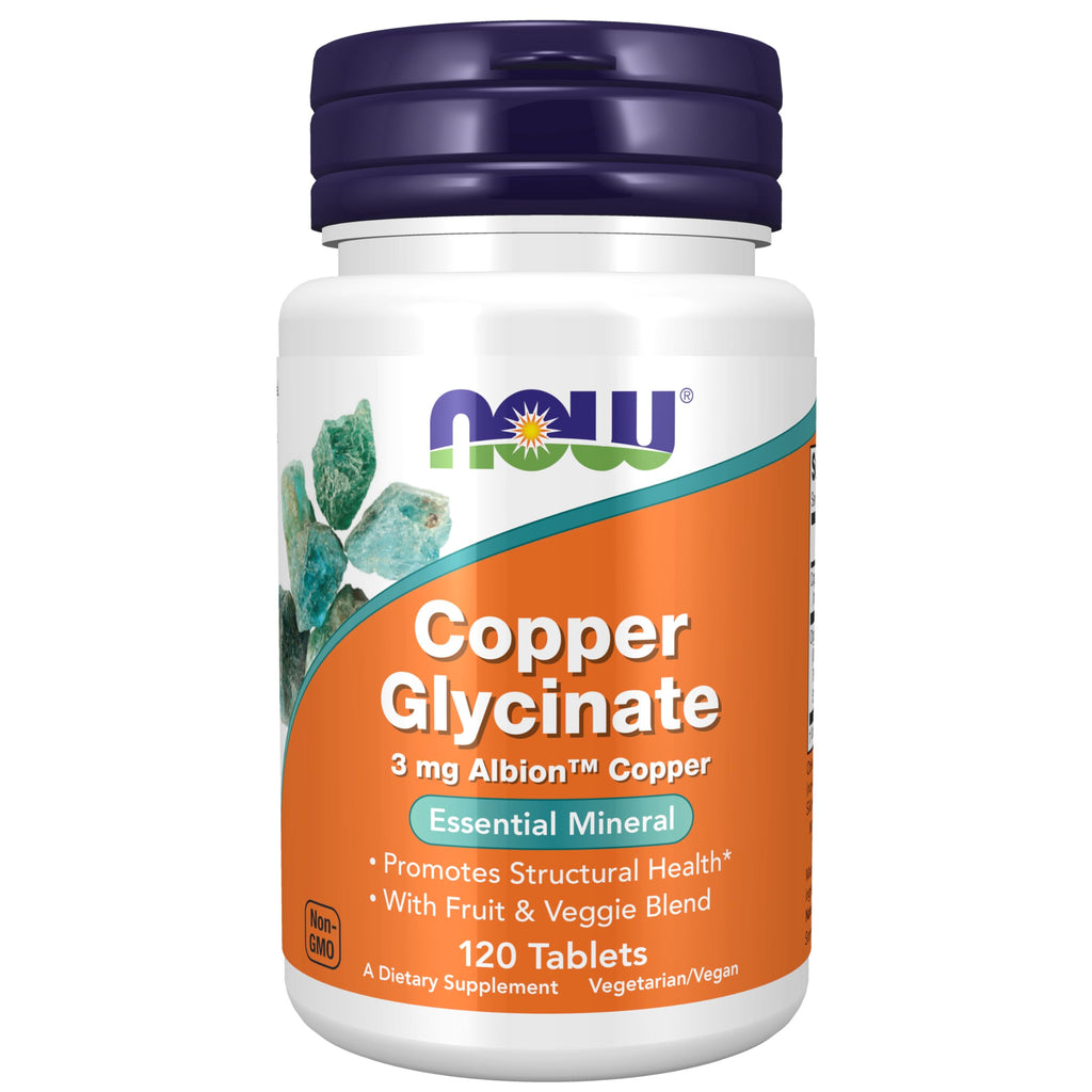 NOW Foods Copper Glycinate 3 mg