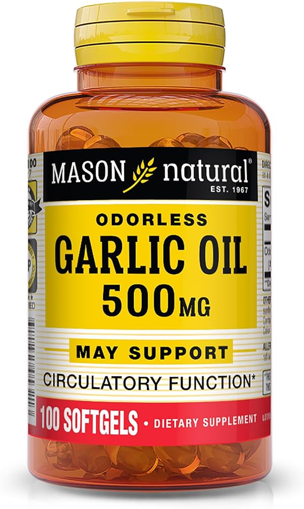 Mason Natural Odorless Garlic 500 mg