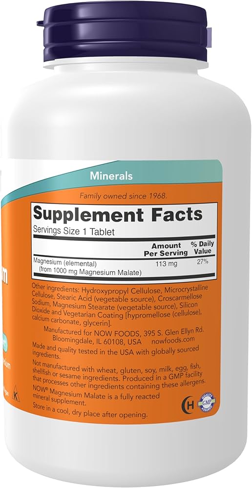 NOW Magnesium Malate 1000 mg