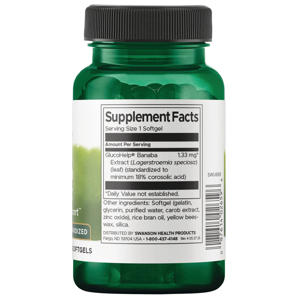 GlucoHelp Banaba Extract - Standardized