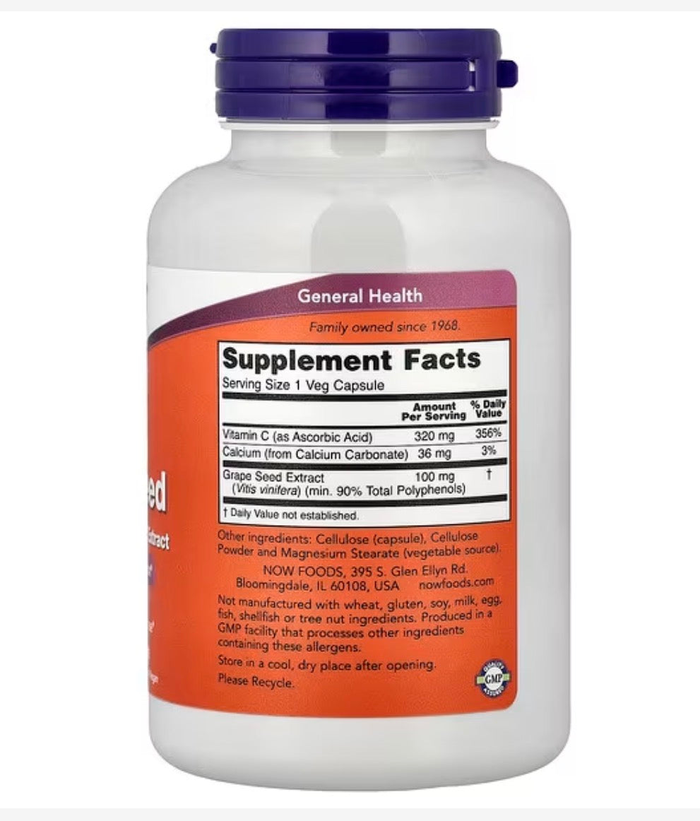 NOW Grape Seed Extract 100 mg