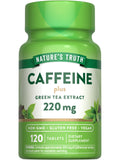 Nature's Truth Caffeine Plus Green Tea Extract 220 mg