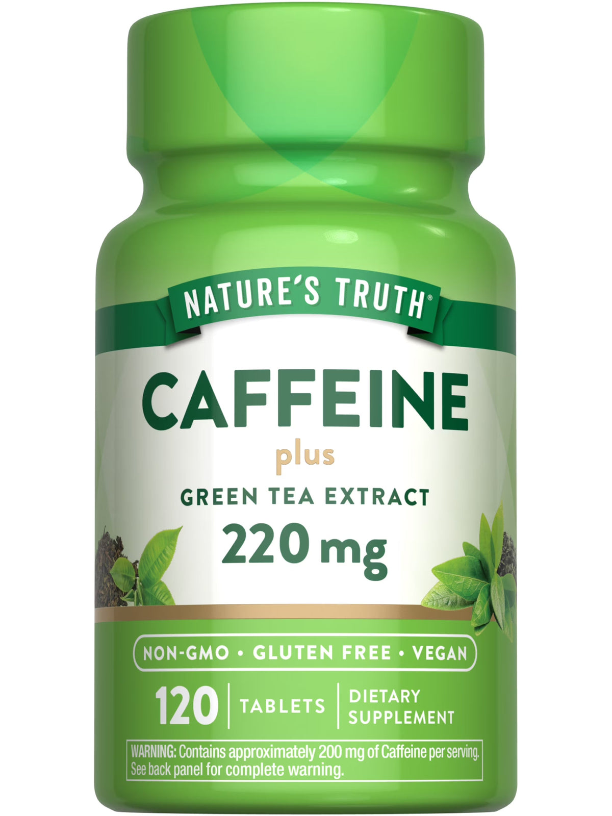 Nature's Truth Caffeine Plus Green Tea Extract 220 mg