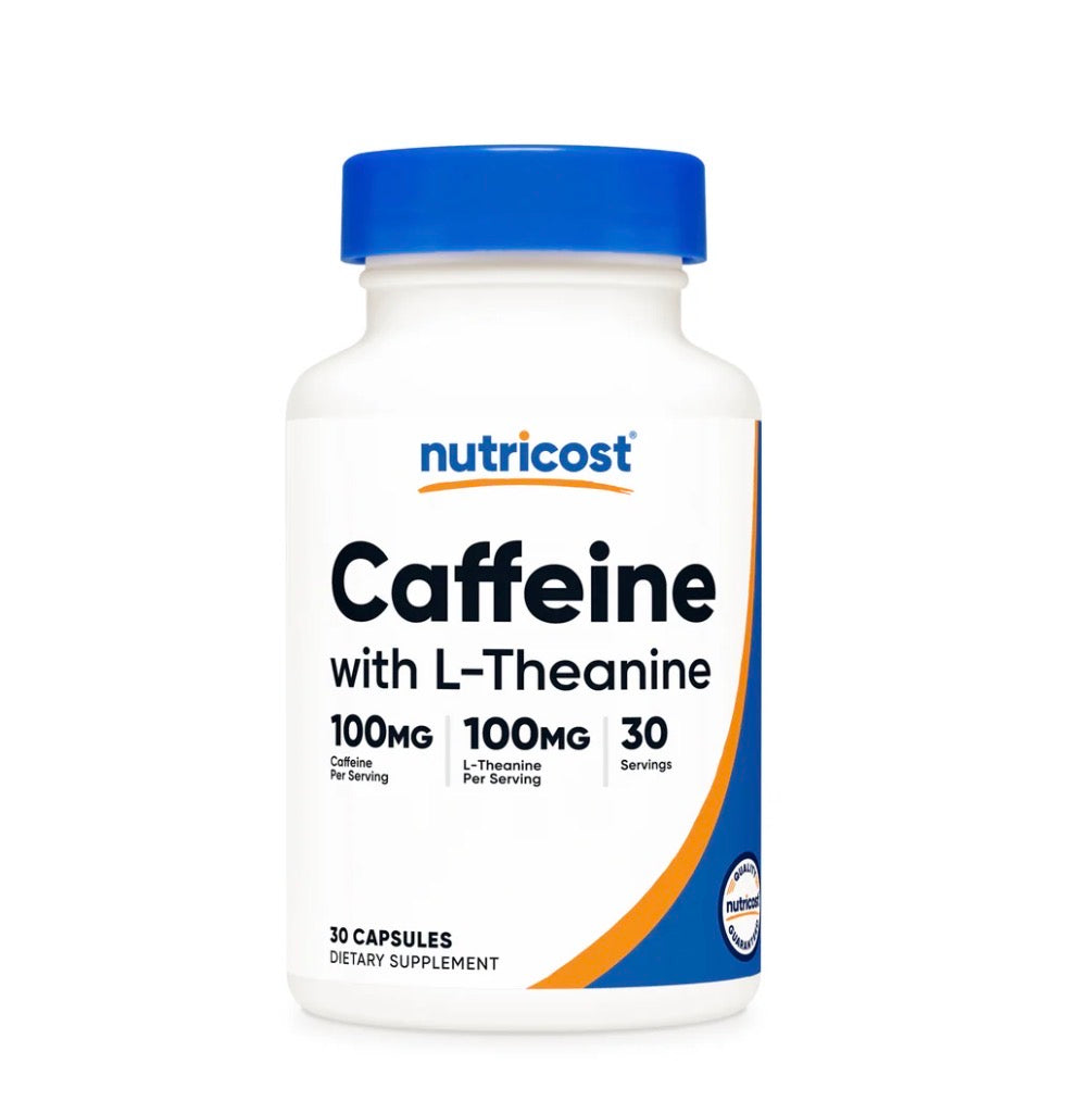 Nutricost Caffeine with L-Theanine 100 mg / 100 mg