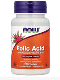 NOW Folic Acid with Vitamin B-12