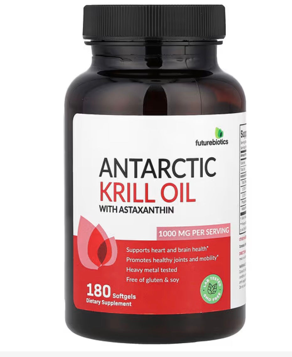 Futurebiotics Antarctic Krill Oil with Astaxanthin 1000 mg