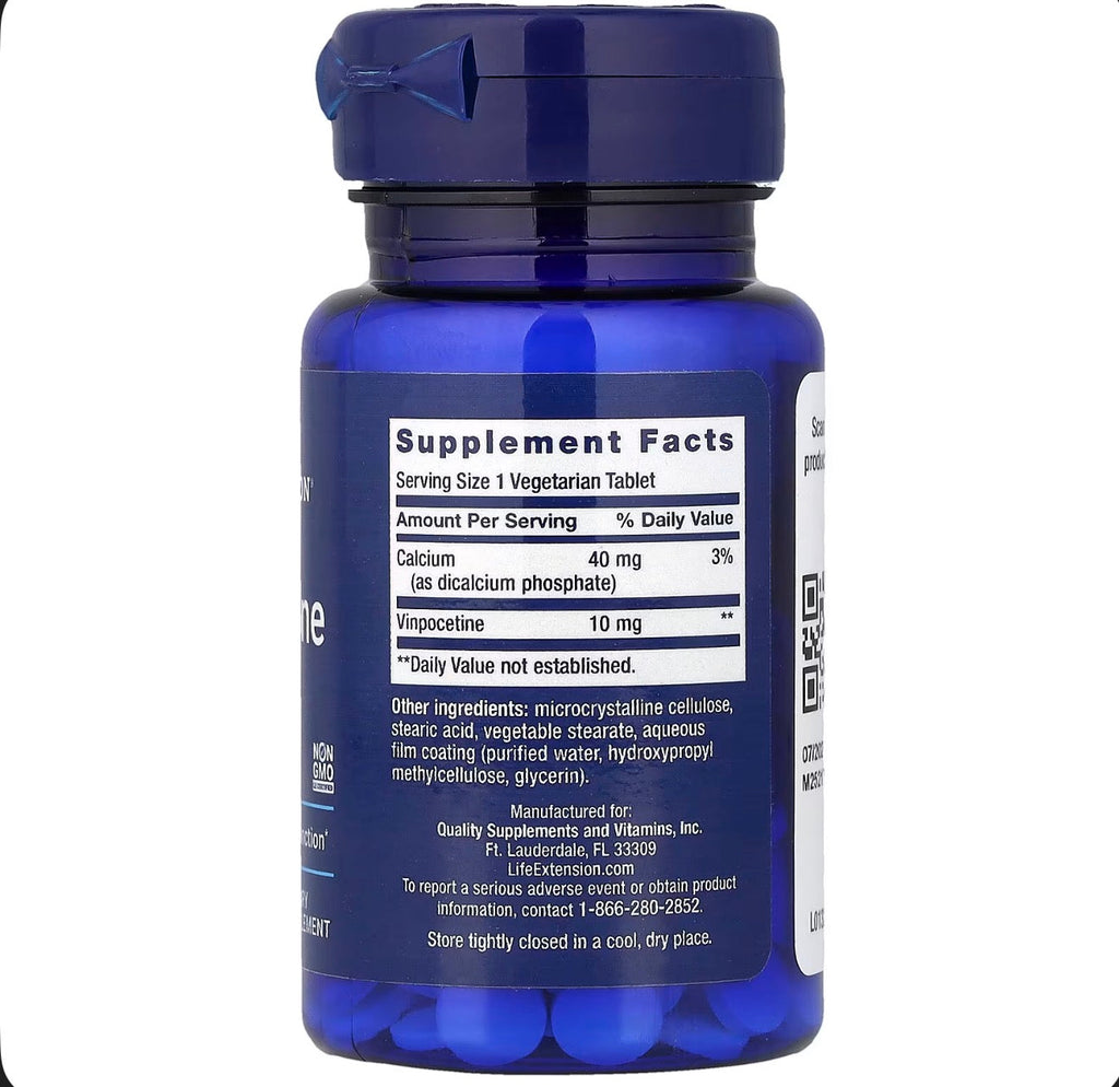 Life Extension Vinpocetine 10 mg