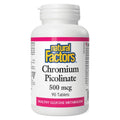 Natural Factors Chromium Picolinate 500 mcg