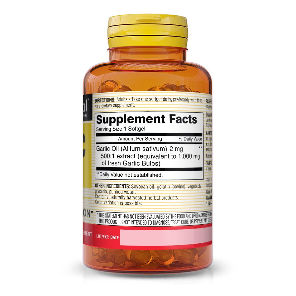 Mason Natural Garlic 1000 mg