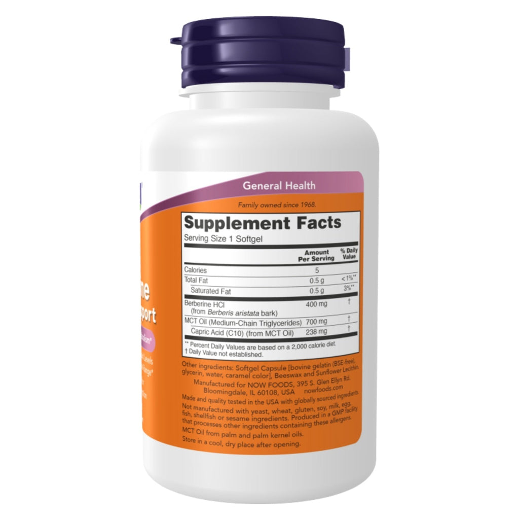 NOW Foods Berberine Glucose Support Softgels