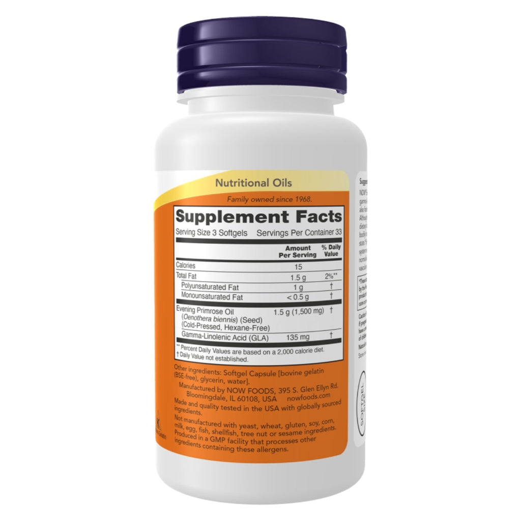 NOW Evening Primrose Oil 500 mg