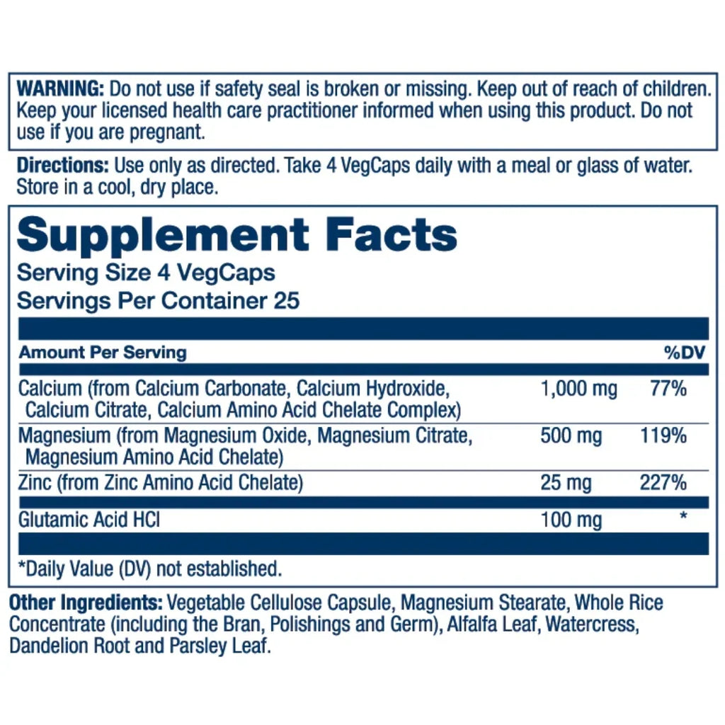 Solaray Calcium Magnesium Zinc