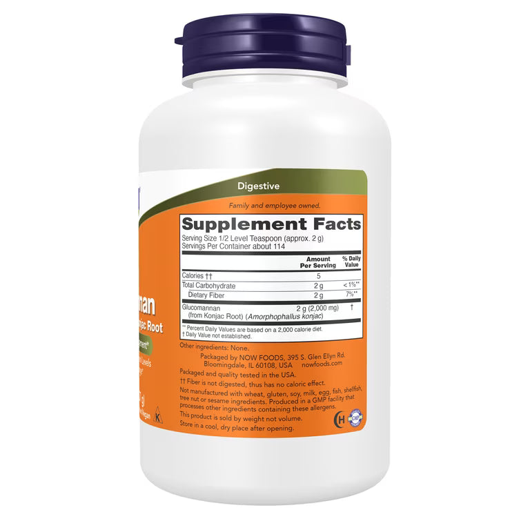 NOW Glucomannan Pure Powder