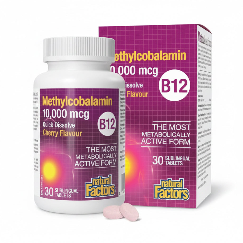 Natural Factors Methylcobalamin B12 10000 mcg