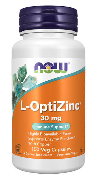 NOW L-OptiZinc 30 mg