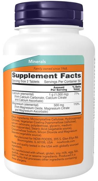 NOW Calcium & Magnesium Softgels