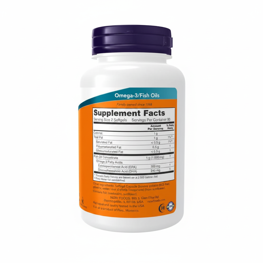 NOW Omega-3 Mini Gels Fish Oil