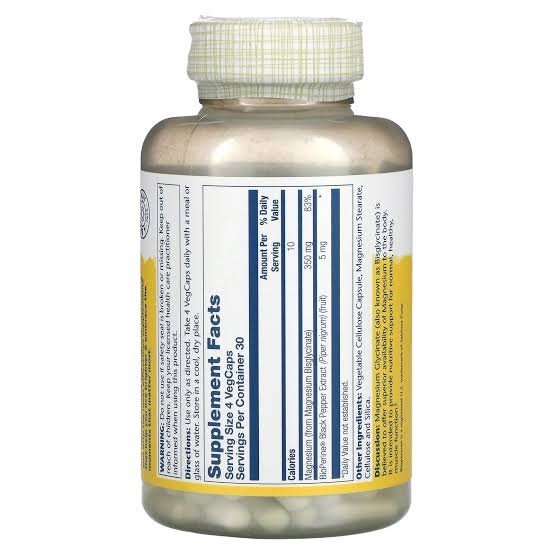 Solaray Magnesium Glycinate 350 mg