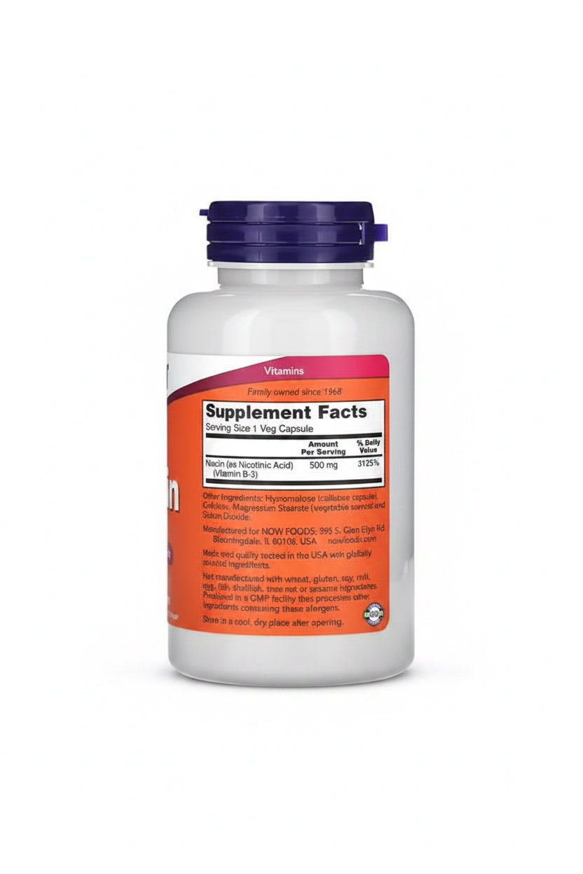 NOW Foods Niacin 500 mg
