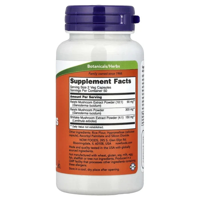 NOW Rei-Shi Mushrooms 270 mg