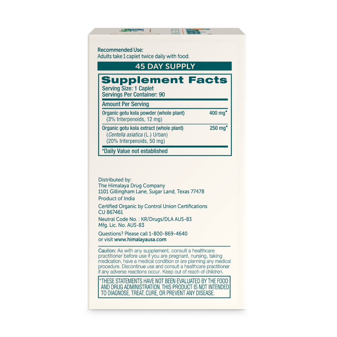 Himalaya Organic Gotu Kola