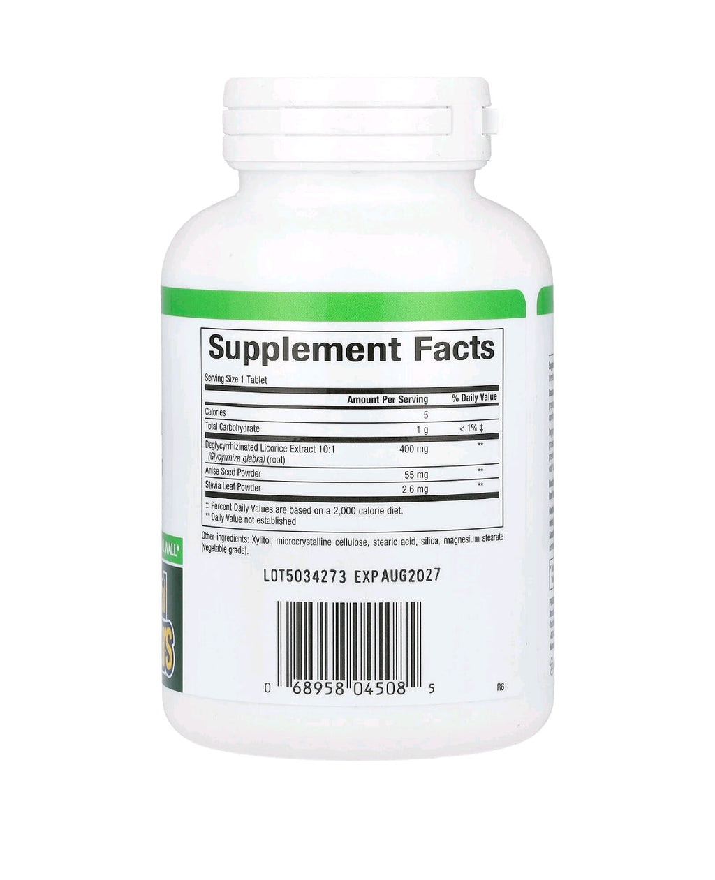 Natural Factors DGL (Deglycyrrhizinated Licorice Root Extract)