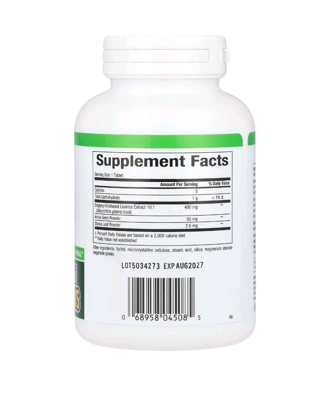Natural Factors DGL (Deglycyrrhizinated Licorice Root Extract)